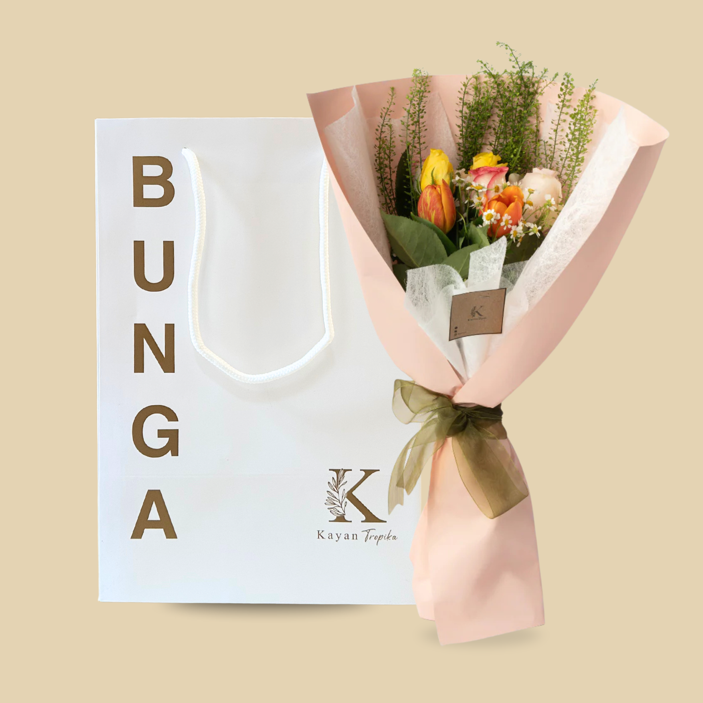 Sophia (Rose & Tulips) Bouquet