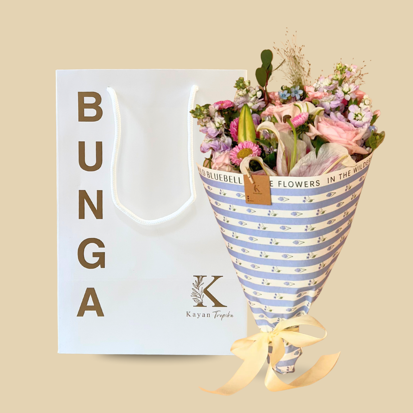 Sara Blue (Lily & Rose) Bouquet