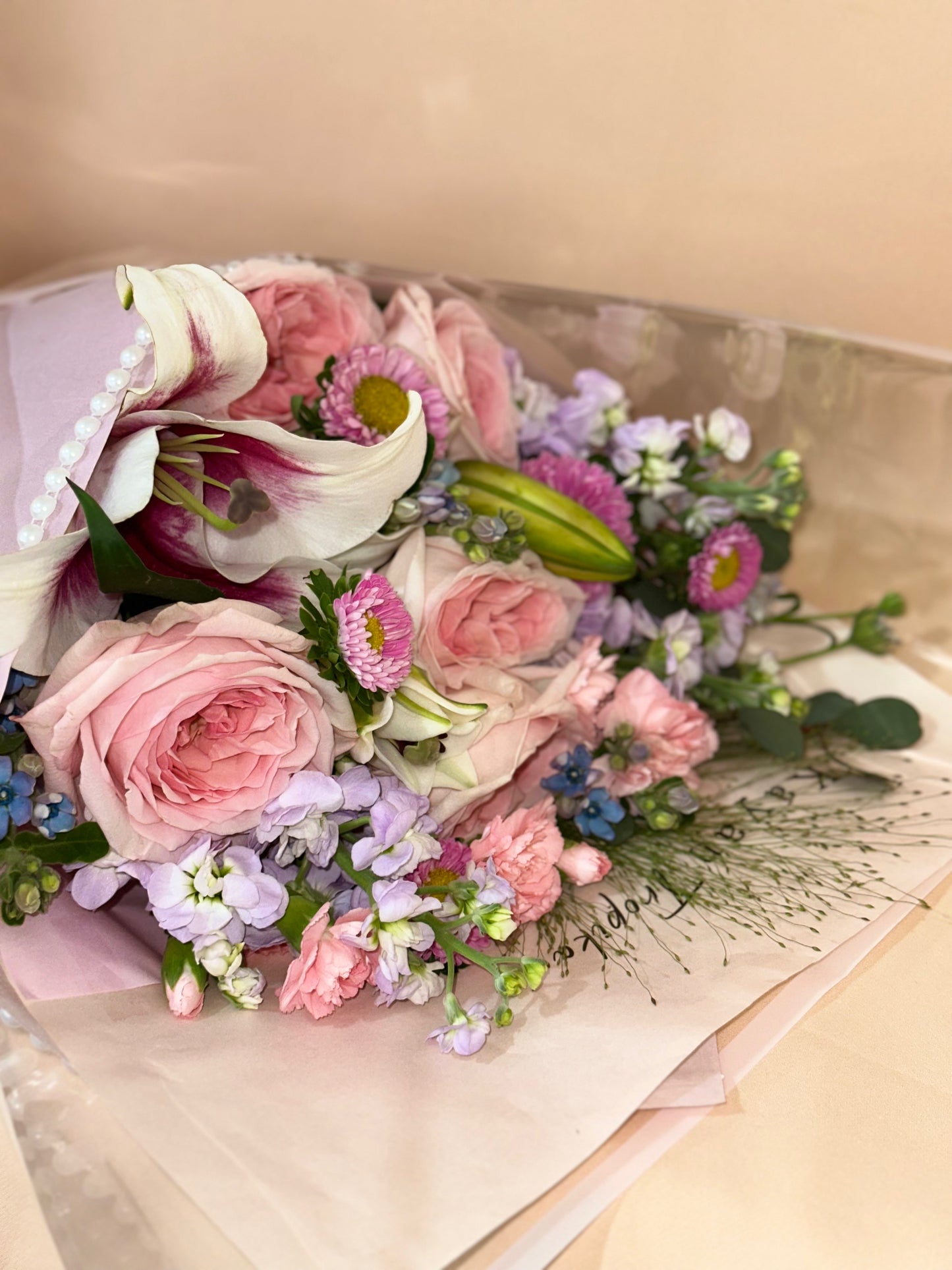 Crysta Pink (Lily & Rose) Bouquet