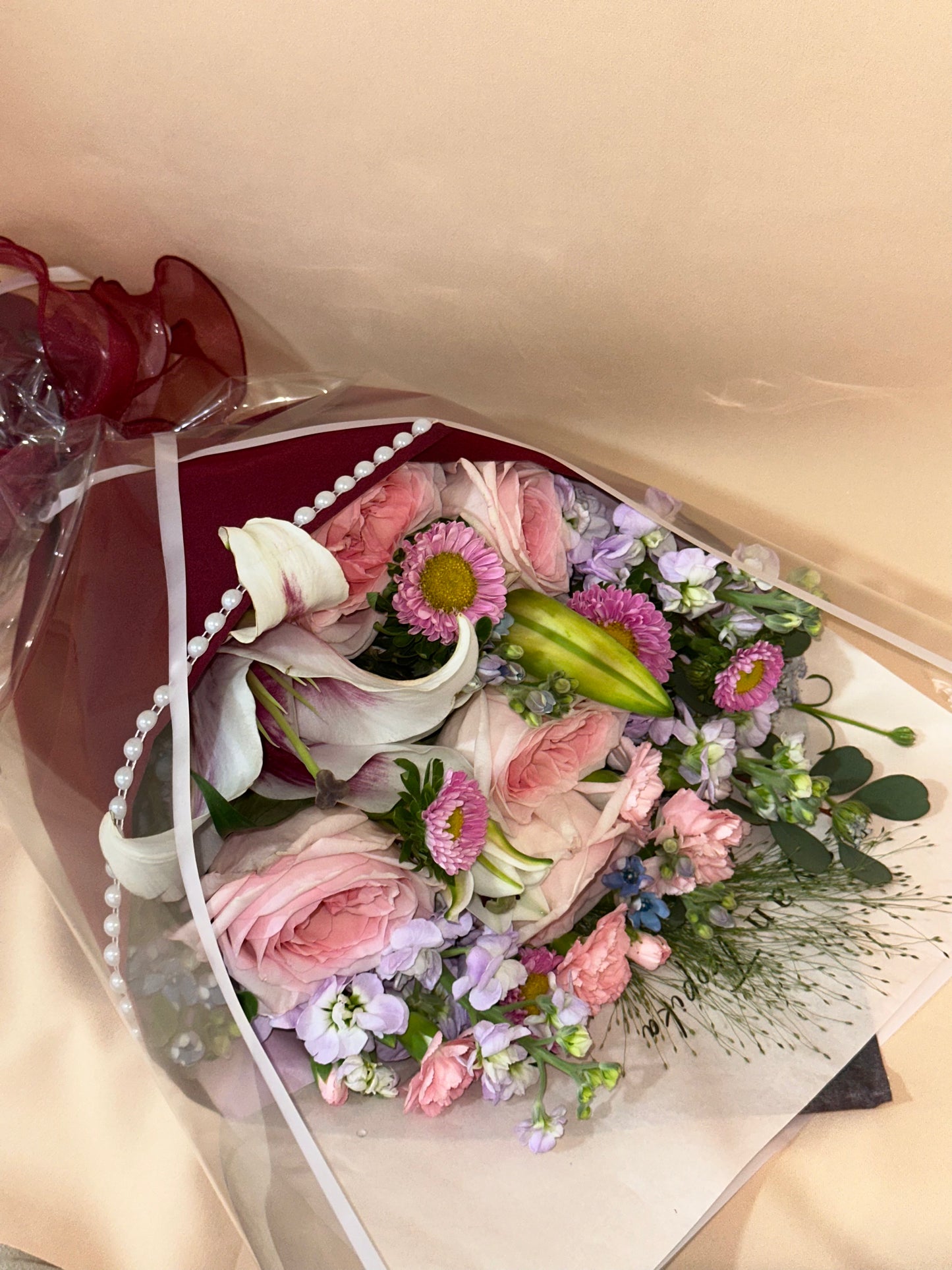 Crysta Red (Lily & Rose) Bouquet