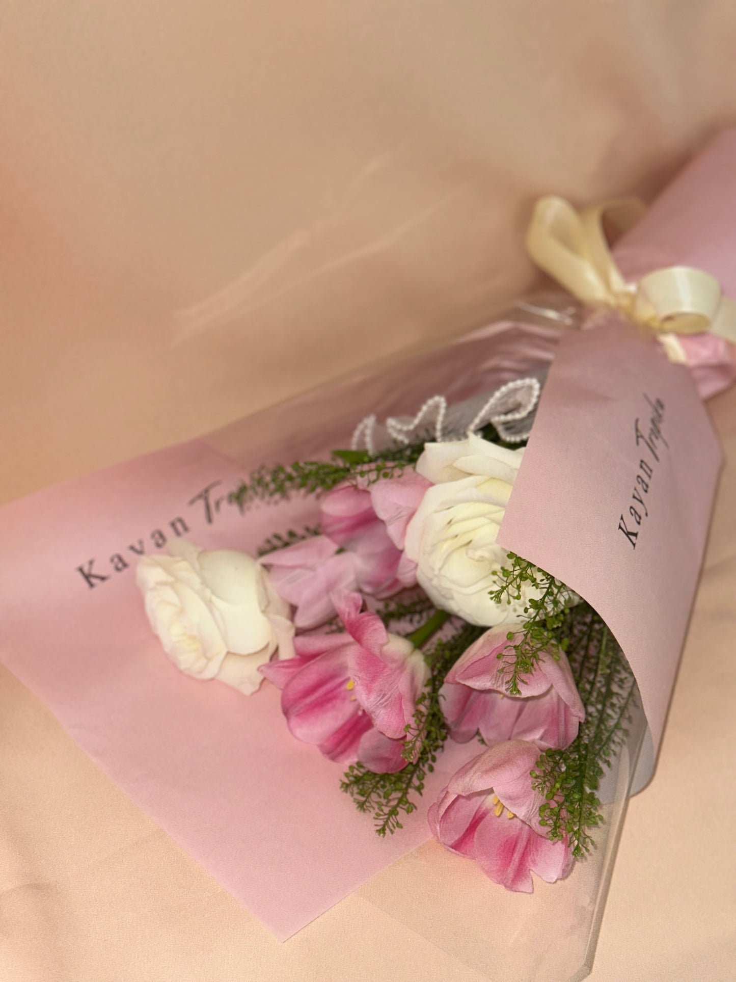 Nora Pink (Tulip & Rose) Bouquet