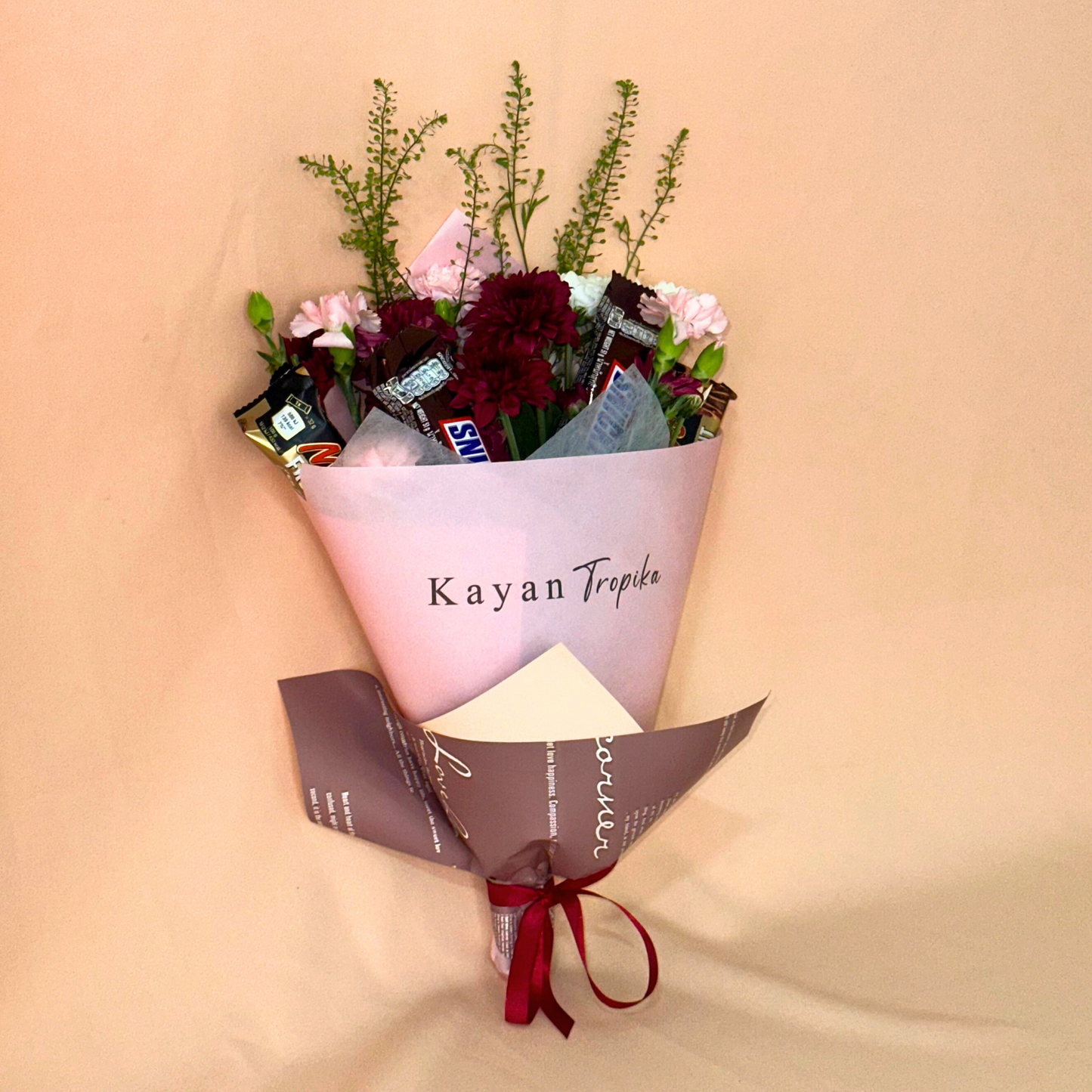 Giana Chocolate Bouquet (Fresh Flower)