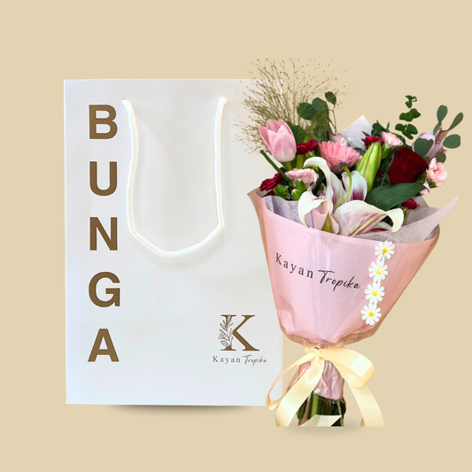 Itzel (Tulips, Rose,Lily) Signature Bouquet