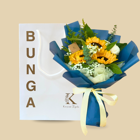 Kyla Blue (Sunflower) Bouquet