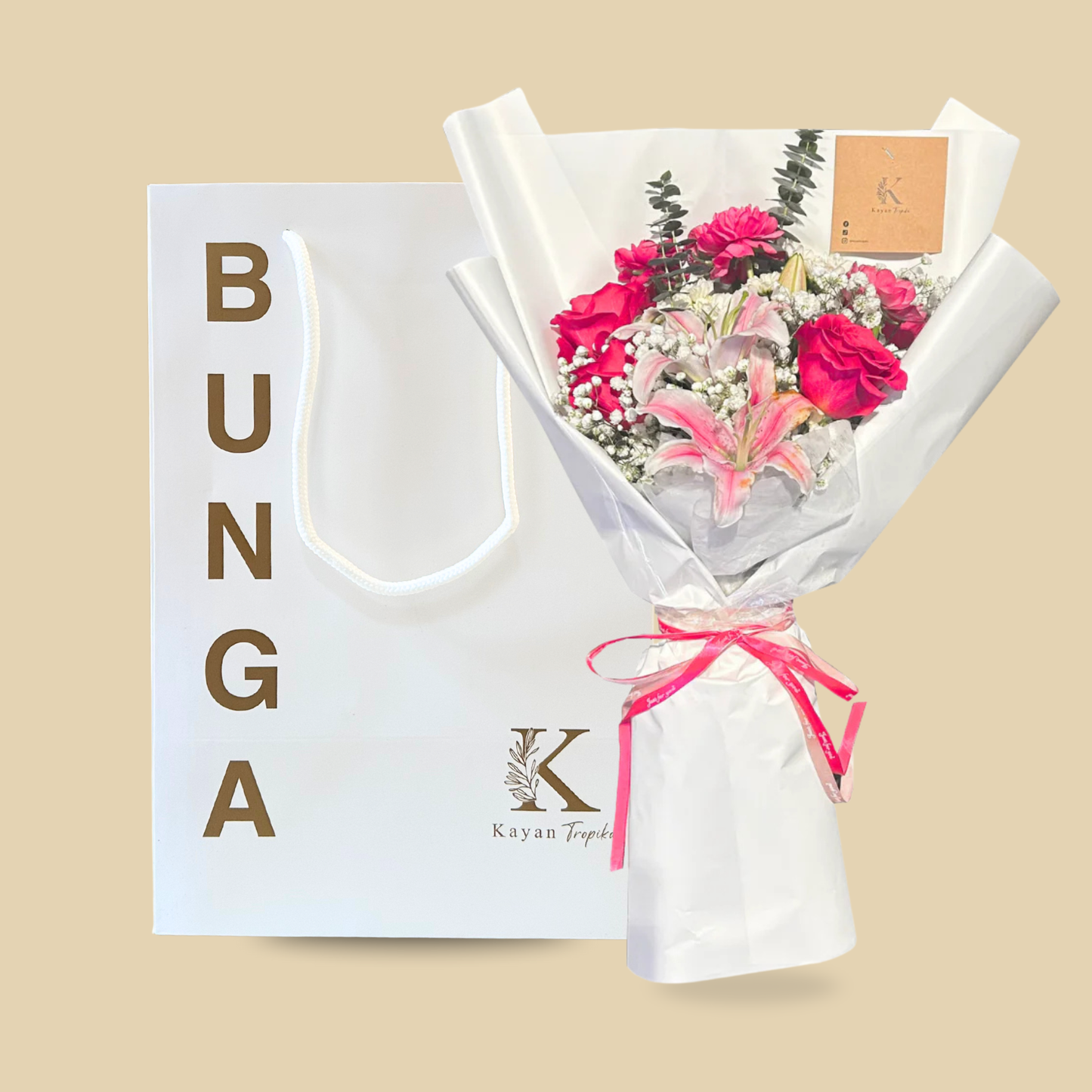 Lillian Lily & Peonies Bouquet