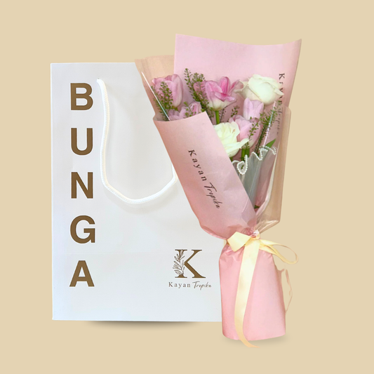 Nora Pink (Tulip & Rose) Bouquet