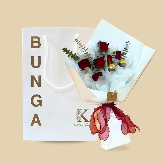 Paloma Chocolate Bouquet (Fresh Flower)