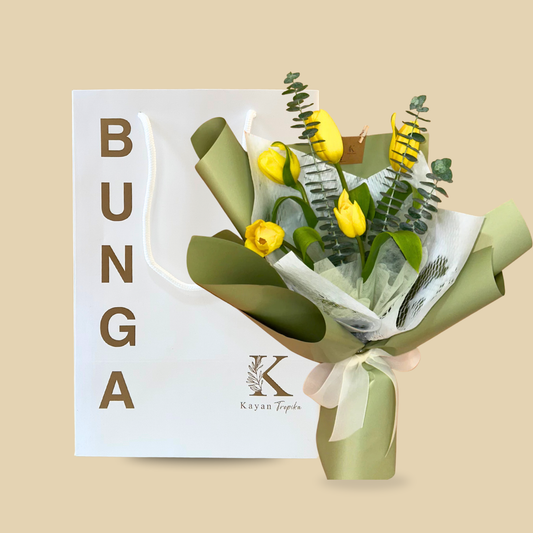 Skylar Green (5 Tulips) Bouquet