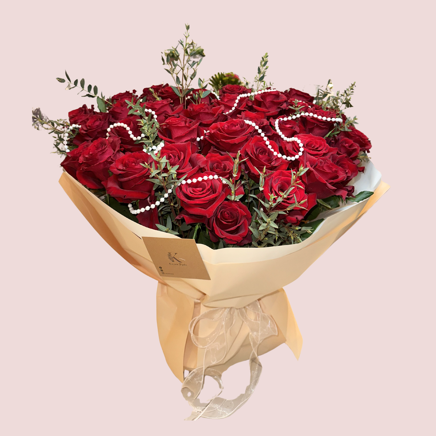 Giant 50 Red Roses