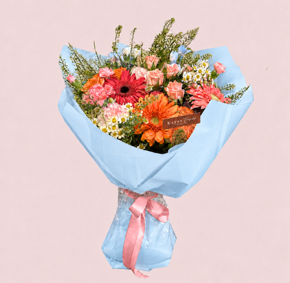 Sweet Blue Thumbelina Bouquet
