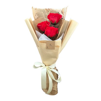 Isla Red Soap Flower Bouquet