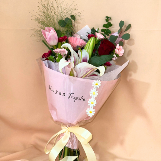 Itzel (Tulips, Rose,Lily) Signature Bouquet
