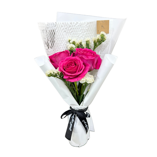 Elara Hot Pink V's Bouquet